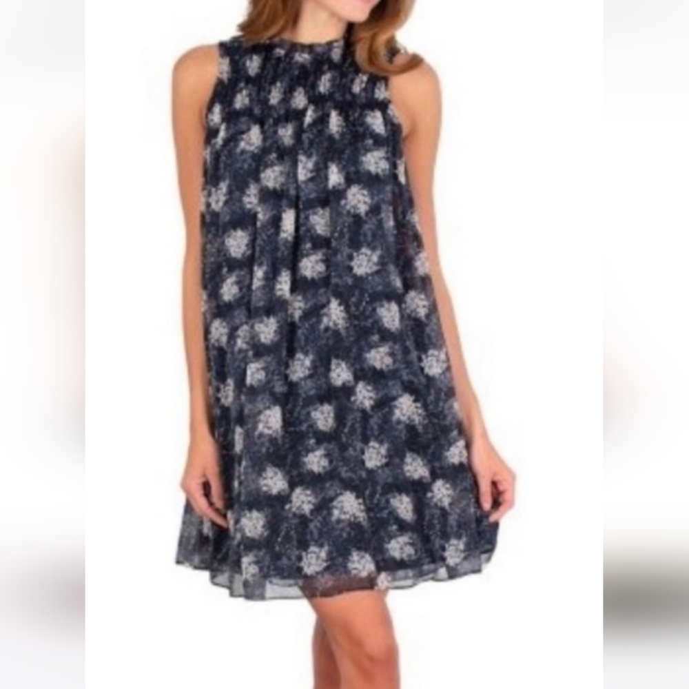 JOIE NWT Blatic Print Midi Dress Women's Size Medium